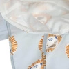 Lassig Czapka przeciwsłoneczna z daszkiem i osłoną karku UV80 Splash & Fun Lew powder blue, rozm. 50/51