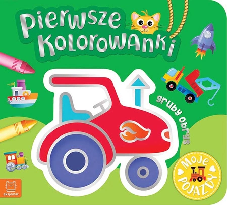 Moje pojazdy pierwsze kolorowanki