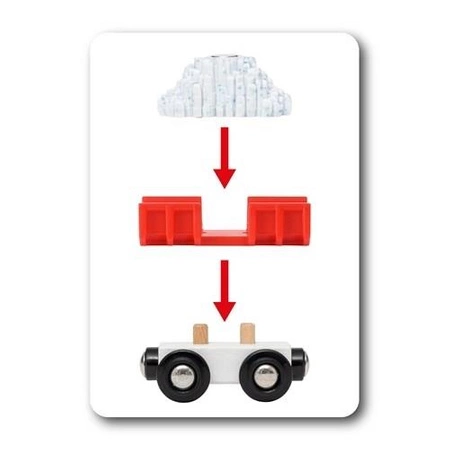 BRIO World Pociąg z Pługiem Śnieżnym