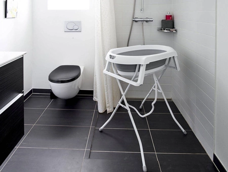 Baby Dan - zestaw do kąpieli SafeSplash - składana wanienka, stojak, wkładka dla noworodka