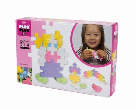 Plus-Plus, BIG MIX Pastel - 50 szt