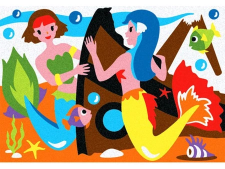 Album do kolorowania piaskiem Syreny 5l+ SABBIARELLI