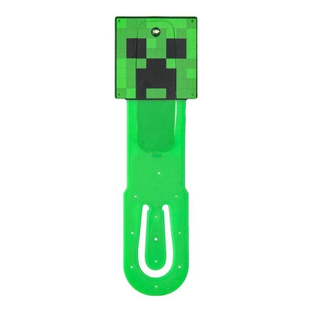 Minecraft zakładka do książek i lampka - Creeper