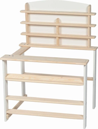 Drewniany sklep dla dzieci 51498 Goki biel/natura