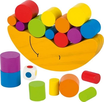 Uśmiechnięty księżyc - gra drewniana, goki - zręcznościowe gry drewniane