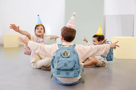 Lassig Plecak mini Pattern Party Blue