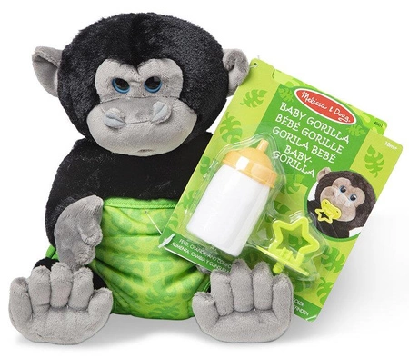 Maskotka do karmienia z butelką i smoczkiem Dziecko Małpki Melissa and Doug 40451 przytulanki