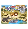 Drewniane puzzle – układanka – Zwierzęta safari