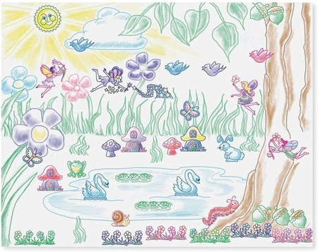 Zestaw drewnianych pieczątek Ogród Wróżek 12424-Melissa & Doug, stempelki