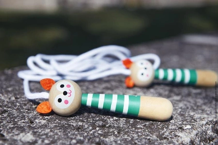 Skakanka z drewnianymi rączkami Lisek, Janod