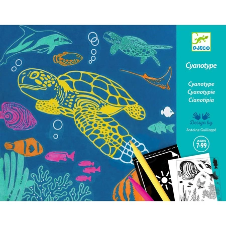 Zestaw artystyczny cyjanotypia OCEAN DJ09353