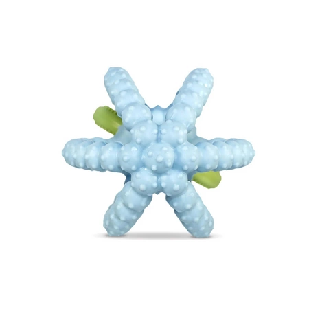 Gryzak silikonowy, Soczysta Malina z listkami, niebieski, RaZbaby