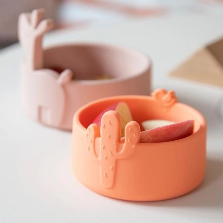 Done by Deer Miseczka Silikonowa 2 szt. Lalee Powder/Coral