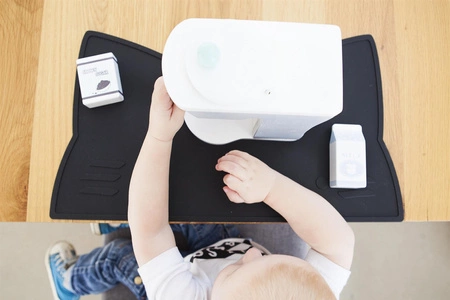 Silikonowa podkładka Kotek We Might Be Tiny - Minty Green