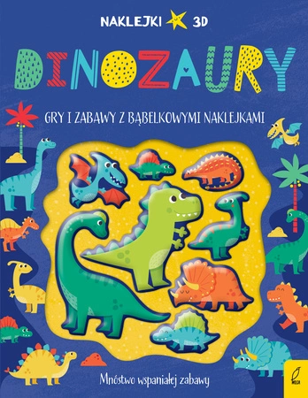 Dinozaury. Wypukłe naklejki
