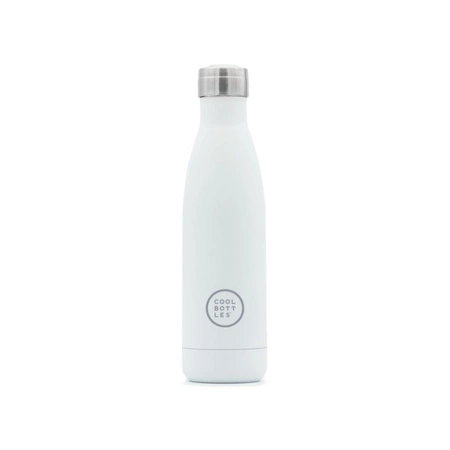 Cool Bottles Butelka termiczna 500 ml Triple cool Mono White