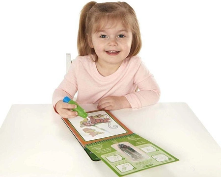 Wodna kolorowanka Water Wow Dżungla 40176-Melissa & Doug, książeczki wielokrotnego użytku