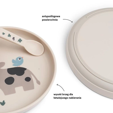 Done by Deer Talerzyk dla Dziecka Foodie Tiny Farm Sand