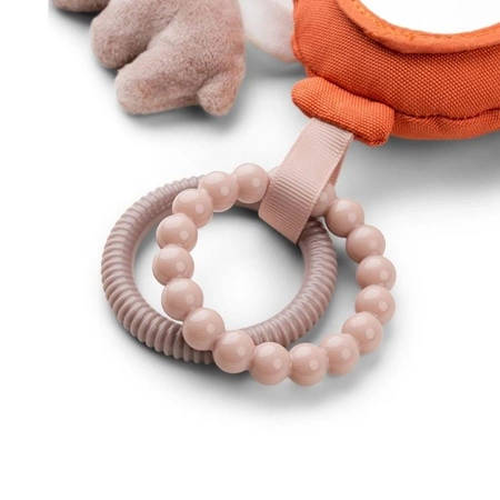 Done by Deer Zawieszka Sensoryczna Lusterko Happy Clouds Papaya