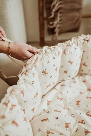 Play&Go Mata do Zabawy Gniazdo Niemowlęce Bloom Organic Rabbit