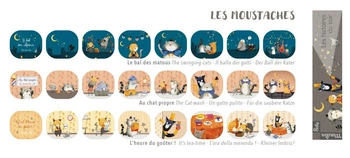 Latarka- projektor Les Moustaches 666360