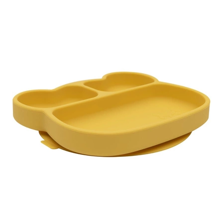 Silikonowy talerzyk z przyssawką Miś We Might Be Tiny - Yellow
