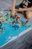 Puzzle edukacyjne z figurkami 3D Zagrożone gatunki 200 elementów 6+, Janod