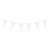 Girlanda ozdobna biała z pomponami Jabadabado