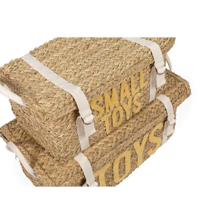 Childhome Rattanowe Kosze na pasek zestaw 2 szt. Yellow