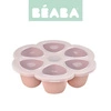 Beaba Silikonowy pojemnik do mrożenia duży 6 x 150 ml Old pink