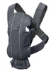 BABYBJORN MINI 3D Mesh – nosidełko, Antracytowy