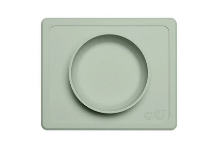 EZPZ Silikonowa miseczka z podkładką 2w1 Mini Bowl pastelowa zieleń