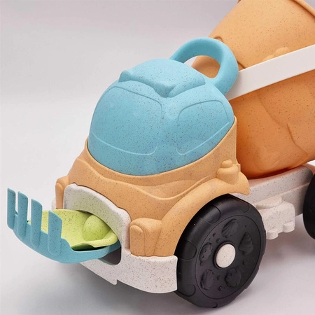 WOOPIE GREEN Zestaw do Piasku Ciężarówka Wiaderko 7 el. BIODEGRADOWALNY ORGANICZNY MATERIAŁ