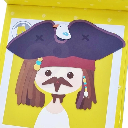 CLASSIC WORLD Układanka Magnetyczna Moda Zdjęcia Chłopcy 32 el.