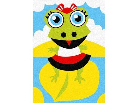 Zestaw do kolorowania piaskiem Zwierzęta 5l+ SABBIARELLI