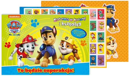 Co za akcja!. Psi Patrol. Zabawa w kolory i kształty