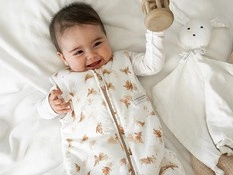 Letni śpiworek bambusowy TOG 1.1 Butterfly 0-6m BAMBOOM