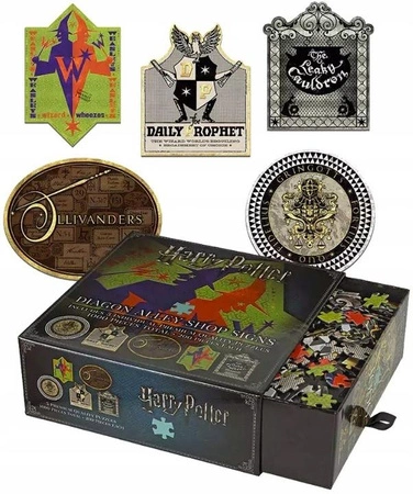 puzzle Harry Potter - szyldy sklepów z ulicy Pokątnej (1000 elementów)