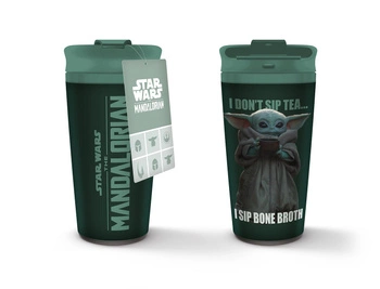kubek termiczny (metalowy) Gwiezdne Wojny: Mandalorian - Grogu