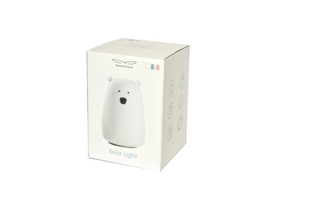 Miś Duży Lampka Silikonowa Różowa Rabbit&Friends