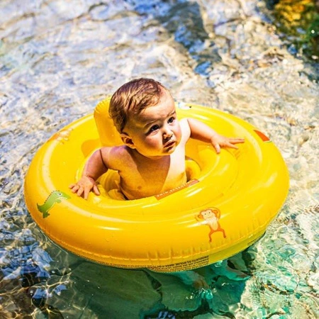 The Swim Essentials Kółko treningowe dla dzieci żółte Zwierzątka 2020SE31