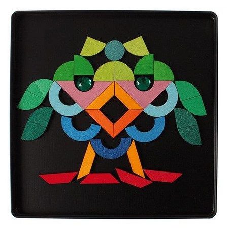 Układanka magnetyczna Kształty Geometryczne i Klejnoty, 6+, Grimm's