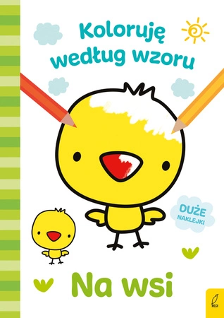 Na wsi. Koloruję według wzoru