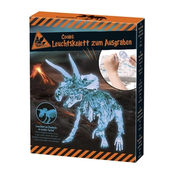 Wykopaliska, Świecący Szkielet Dinozaura - Niebieski, Zestaw naukowy