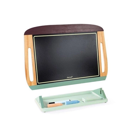 Drewniana tablica dwustronna 2 w 1 z akcesoriami, Janod