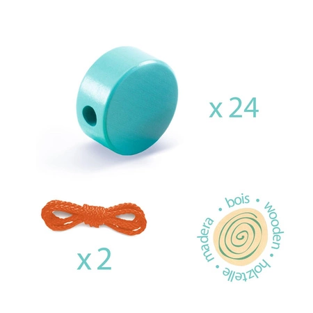 Nawlekanka drewniana Filacolor DJ06160