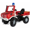 Rolly Toys Unimog Mercedes Benz Samochód na pedały Straż + Kogut