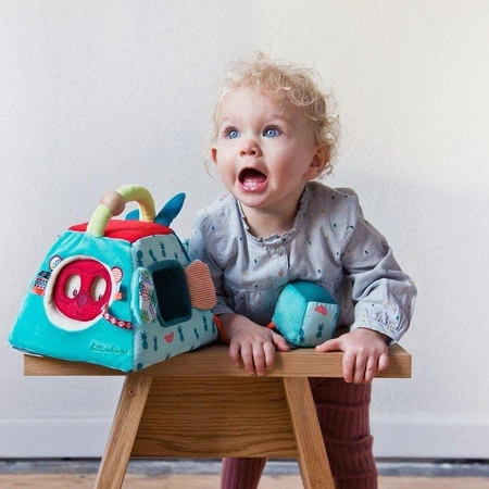 LILLIPUTIENS Piramida aktywizująca wielofunkcyjna Nosorożec Marius 9 m+