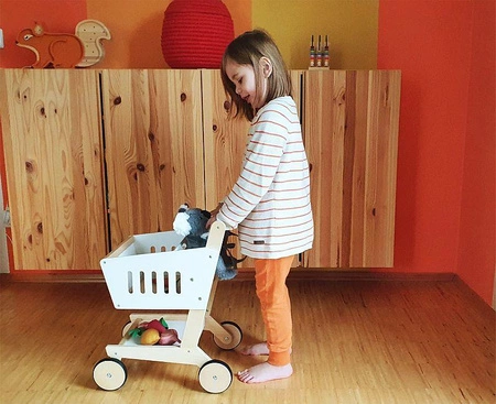 Drewniany wózek sklepowy dla dzieci Fresh Small Foot 12403