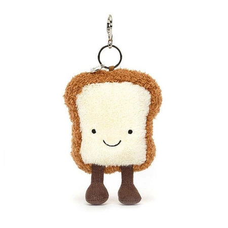 JellyCat - Breloczek Zabawny Tost 19 cm